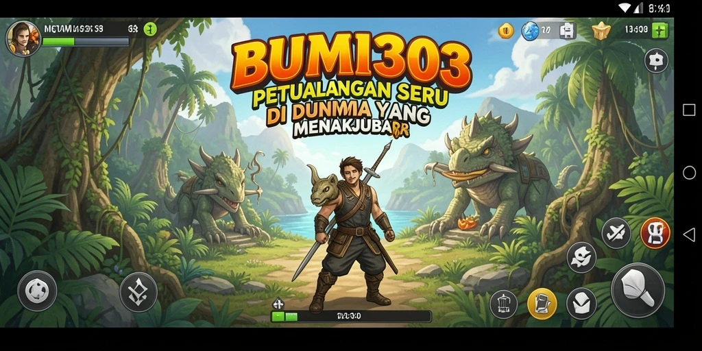 Tampilan gameplay menakjubkan BUMI303 dengan petualangan seru.