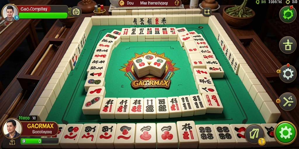 Screenshot gameplay GACORMAX yang menunjukkan aksi seru dalam permainan Mahjong.