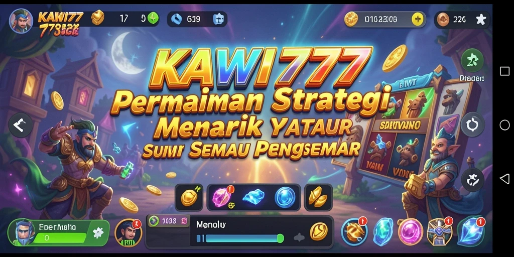 Tampilan gameplay KAWI777 yang dinamis dan strategis.