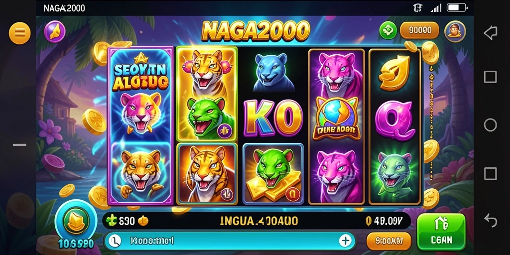 Screenshot utama NAGA2000 menampilkan gameplay Slot yang menarik dan interaktif.
