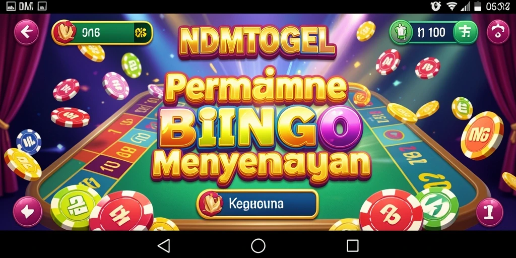 Tampilan gameplay Bingo yang seru di NDMTOGEL.