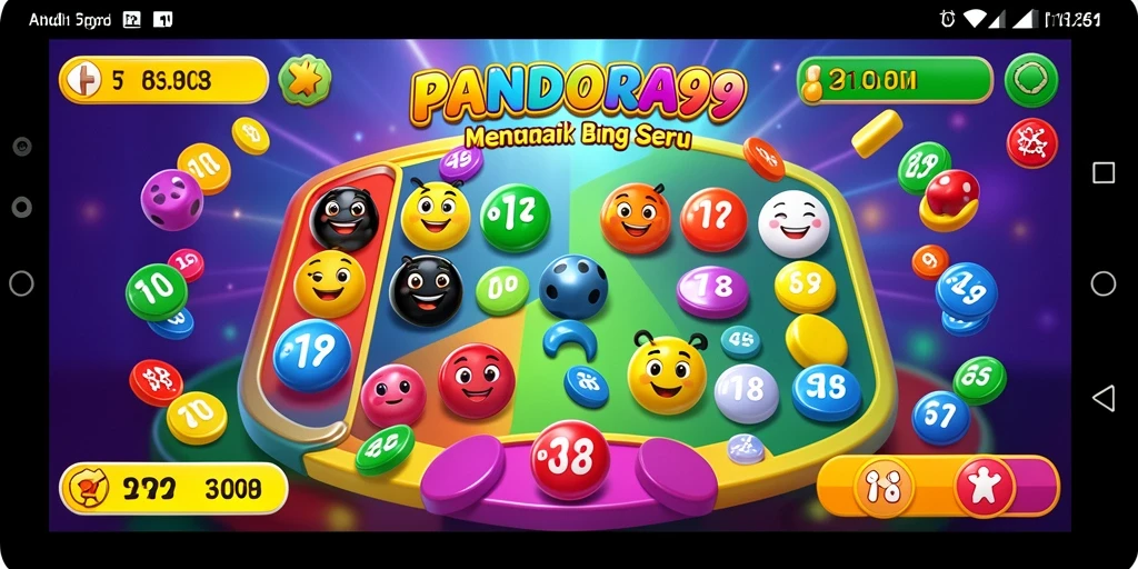 Screenshot utama PANDORA99 menunjukkan pemain menikmati permainan Bingo yang seru.