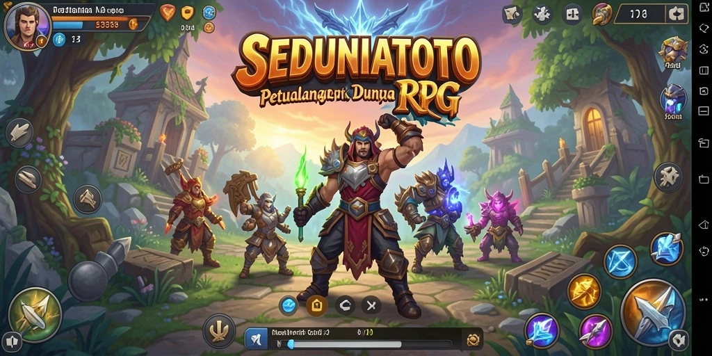 Tampilan gameplay epik dari SEDUNIATOTO saat pertarungan berlangsung.