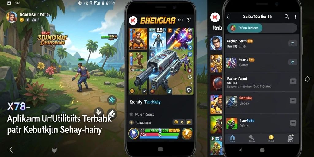 Tampilan antarmuka aplikasi Utility X78 yang intuitif dan mudah digunakan.